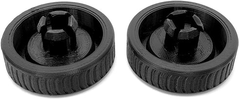 2PCS Black Upgraded Replacement Wheel for Hart 20V Stick Vacuum (HPSV50B,HPSV50,HPSV01B), Replacement Wheels Accessory...