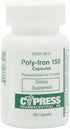 Dietary Supplement - Poly Iron Capsules 150 mg (100 caps per bottle) by Cypress Pharmaceutical #185-01 (1 Bottle of 100 Caps)...