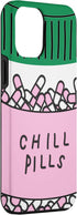 iPhone 15 Plus Chill Pills Aesthetic Cartoon Cool Fun Kawaii Phone Case Case...