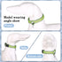 Reflective AirTag Dog Collar, Heavy Duty Padded Puppy Collar with AirTag Holder, Adjustable Air Tag Pet Collar for Small Medium Large Dogs, green,...