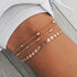 Edary Gypsy Beach Anklet Sequins Layered Gold Anklet Bracelet for Women and Teen Girls...