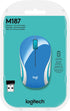 Logitech Wireless Mini Mouse M187 Ultra Portable,1000 DPI Optical Tracking, 3-Buttons, PC/Mac/Laptop - Palace Blue...