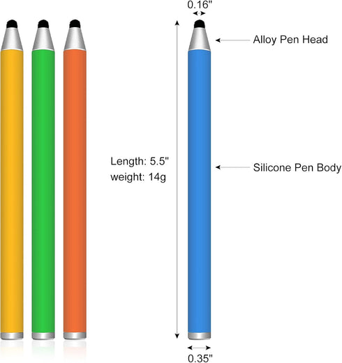 Kids Stylus Pens for Touch Screens,Capacitive Stylus Kids Pens for iPad iPhone Tablets Samsung Galaxy All Universal Touch Screen Devices(4 Pack).....