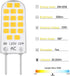 G8 LED Bulb, 20W Equivalent G8 Light Bulb, 2W 120V G8 Bi Pin Base, Dimmable, Daylight White 5000K, 10Packs...
