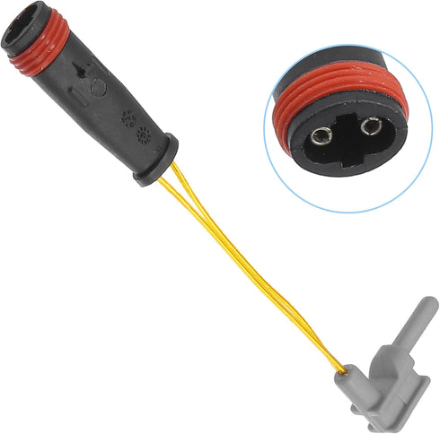 ACROPIX Front and 2 Rear Brake Pad Wear Sensor Lead Replacement Fit for Mercedes-Benz C230 - Pack of 2 Black Gold Tone...