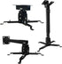 Projector Mount Wall or Ceiling Projection Mount Bracket with Adjustable Height and Extendable Arms Mount for Home and Office Projector...