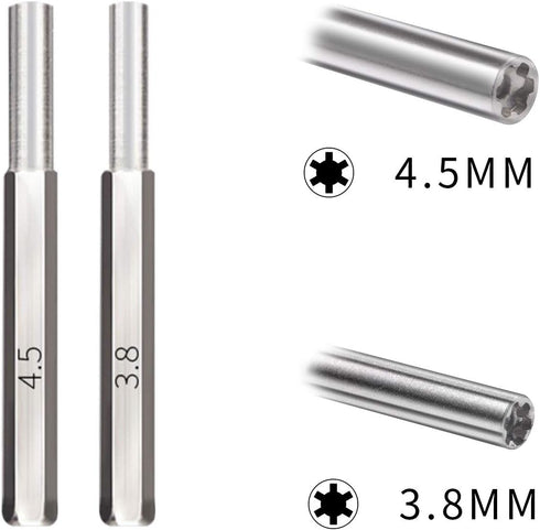 Triwing Screwdriver Set, 5 Pack CR2032 Batteries with Tabs Bundled with 3.8 mm & 4.5 mm Security Screwdriver Game Bit Tool Set for NES, SNES and N...