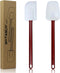 Silicone Spatulas Heat Resistant, Large Silicone Spatulas Set Commercial, Long Handle Rubber Spatulas Silicone.Heavy Duty Silicone Cooking Utensil...
