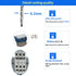Electromagnetic Relay 24V DC/ 24V AC SPDT 6A with LED Indicator, Socket Base, DIN Rail, Ultra Thin 6.2mm, UL CE VDE Certification...
