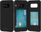 GOOSPERY Galaxy S8 Wallet Case with Card Holder, Protective Dual Layer Bumper Phone Case (Black)...