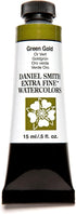 Daniel Smith, Green Gold Extra Fine Watercolor 15ml Paint Tube, 15 ml, 5 Fl Oz (284600139)...