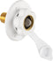 RecPro RV White City Water Fill Inlet Flange Brass with Check Valve | Made in America (No Hose Elbow)...