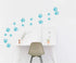 49 Pieces/Set Dog Paws Wall Decals Vinyl Pawprints Sticker Animal Footprint Wall Art Decoration for Kids Boy Girl Baby Nursery Bedroom Living Room...
