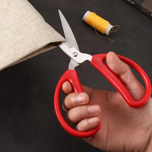 Auniwaig Sewing scissors, 5.90 inch sharp Embroidery Crafting Threading Scissors with Leather Scissors Cover for Office Home School Sewing Fabric ...