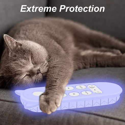 3Pack Silicone Protective Case for Google Chromecast Remote Control,Remote Case Holder Skin for Google 2020 Voice Remote,Shockproof Bumper Remote ...