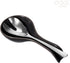 OGGI Ceramic Spoon Rest- Spoon Rest for Stove Top, Spoon Holder for Countertop, Kitchen Decor for Counter, Coffee Bar Accessories, Black...