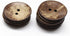 YaHoGa 15PCS Natural Coconut Shell Buttons 45MM Large Coconut Buttons for Sewing DIY Crafts (45mm)...