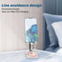 Foldable Phone Stand for Desk, Adjustable Angle of View, Suitable for iPhone, Samsung and Other Smart Phones, Pink Flowers...