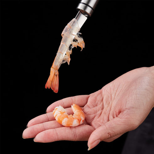 2Pcs Shrimp Deveiner Tool and Peeler, Toadfish Shrimp Cleaner, 5 in 1 Multifunctional Shrimp Peeler and Deveiner Tool, Oyster Shucking Knife, Ergo...