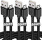 MATEIN Micro USB Cable, 10 FT 3 Pack Extra Long Sturdy Android Charger Cable, Fast PS4 Charging Cable Cord for PS4 Controller, Android, Samsung Ga...