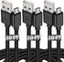 MATEIN Micro USB Cable, 10 FT 3 Pack Extra Long Sturdy Android Charger Cable, Fast PS4 Charging Cable Cord for PS4 Controller, Android, Samsung Ga...