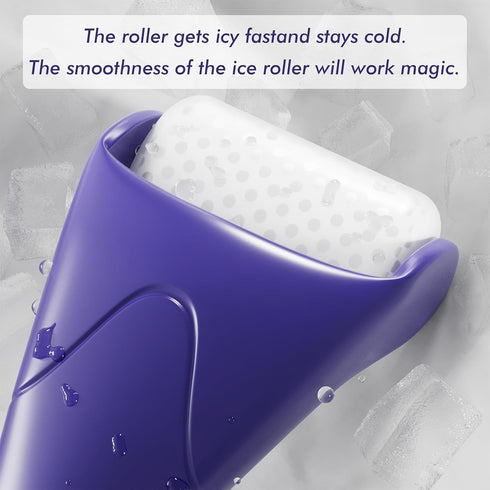 Albatross Health Ice Roller & Gua Sha Set, Skin Care for Face Wrinkles and Puffiness, Self Facial Massage Tools...