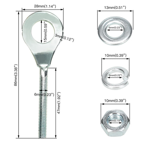 YOXUFA Front Rear Mini Bike Wheel Bearing for Predator 212cc Coleman CT200U CT200U-EX BT200X Baja Warrior MB200 MB165 Massimo Hensim 196cc 6.5hp M...