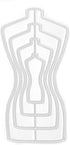 Cheongsam Frame Paper Cut Metal Craft Dies Card Making Stencils DIY Manual Scrapbooking New Embossing Dies 2024 (1491)...