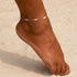 MIDEEO 14k Gold Plated Pearl Anklet Boho Anklets for Women Ankle Bracelet Minimalist Dainty Beach Anklet...