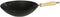 Dexam 12108414 Non-Stick Carbon Steel Wok with Wood Helper Handle 34cm/14 -inch, Black...
