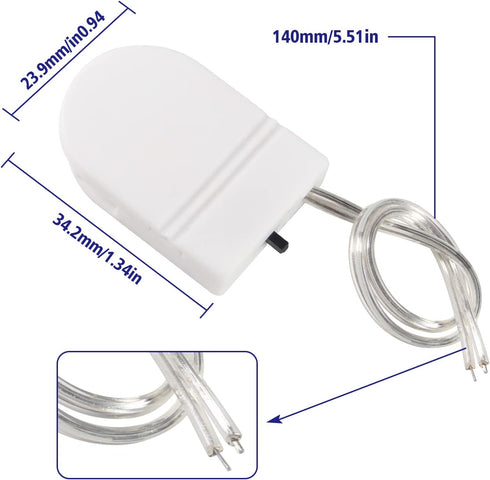 Aobao 15pcs cr2032 Battery Holder, Holder with Switch, Coin Cell 1 x 3V Button Leads On Off Switch (White)...