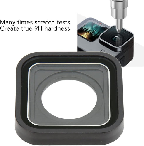 Lens Replacement for Hero 10, Portable Action Camera Replacement Lens HD UV Glass Cover Replacement Spare Lens Fit for Hero 9 10 Black Action Came...