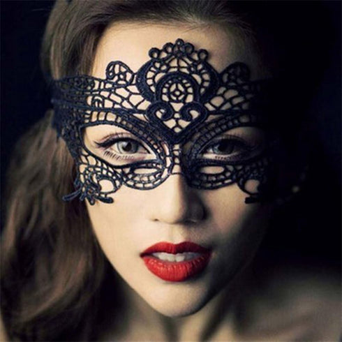 15 Packs Women's Sexy Flexible Lace Masks Eye-mask for Ball Party Venetian Masquerade Costume - Black...