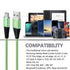 Micro USB Cable 6FT 4-Pack Phone Charger Android Nylon Braided Android Charger Cables Fast Charging Compatible with Samsung Galaxy J8/J7/S7/S6/Edg...