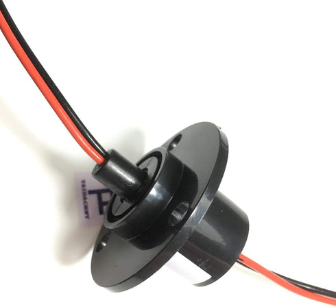 Taidacent 2 Wires 15A 20A 30A 40A 60A Slip Ring Collector Ring Rotary Electrical Contact (10A)...