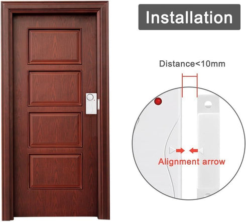 WSDCAM Door Alarm Wireless Anti-Theft Remote Control Door and Window Security Alarms...