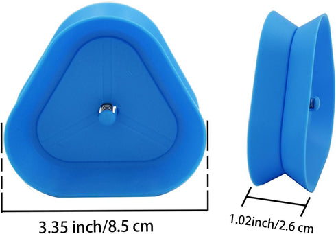 Yuanhe Playing Card Hand Holders - Triangle Shaped Hands-Free Poker Game Card Holder Trays, Set of 8...