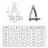 M4 Screw Pin Twist Shackle Anchor Shackle Stainless Steel 304 D Ring Shackle for Material Handling,Rigging Accessories,Connecting Chains and Ropes...