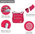 Casual Multi Pocket Nylon Messenger Bag Light Weight Canvas Crossbody Shoulder Waterproof Ladies Travel Handbag...