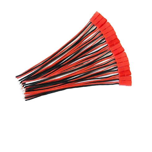 JST 2 Pin Male Female Connector 22AWG Red Black 5.9inch Wire for RC Plane Battery RC Connector Cable 25Pair...