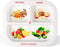 Health Beet MyPlate Portion Control Plate – 3 Divided Sections for Proteins, Grains & Fruit+Veggies - Dishwasher & Microwave Safe Sectioned Plates...