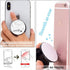 4 Pack Phone Grip,Cell Phone Holder for Smartphone,Finger Expanding Kickstand Stand - Rose Gold Confetti Black Stripes Smile...