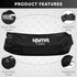 Kisma Running Fanny Pack and Sport Waist Belt for Runners, Hikers, and Travelers, Lightweight Moisture-Wicking Neoprene, Long Adjustable Strap to ...