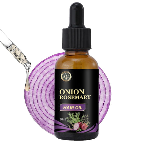Onion Oil for Hair Growth Organic,Rosemary Hair Growth Oil Enriched with Rosemary, Onion Oil,Black Seed Oil Control Hair Loss, Promotes Hair Growt...