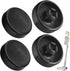4 Pack Upgraded Replacement Wheel for Ryobi Cordless Stick Vacuum 18v One+ Hp & 18v One+ PCL720K, PBLSV716K, Replacement Cordless Vacuum Cleaner W...