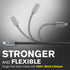 FosPower Vena USB C to Lightning Cable - 10FT, (Apple MFI Certified) 18W Fast Charge Nylon Braided Apple Charger Compatible with iPhone 14/13/12/1...