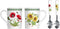 Portmeirion Botanic Garden Mug & Teaspoon Set - Ceramic Mugs & Stainless Steel Spoons - Poppy & Sunflower Motifs, Chip-Resistant Glaze, Dishwasher...
