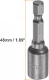 uxcell Quick-Change Nut Driver Bit, 1/4" Hex Shank 7mm Magnetic Nut Setter Drill Bits, 1.89" Length, Metric...