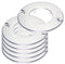 Floor and Ceiling Plate Split Flange, Fits 1-1/2 Inch IPS Galvanized Pipe or 2 Inch Copper Pipe, Chrome Finish (Pack of 6)...