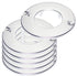 Floor and Ceiling Plate Split Flange, Fits 1-1/2 Inch IPS Galvanized Pipe or 2 Inch Copper Pipe, Chrome Finish (Pack of 6)...